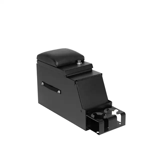 Deluxe Stereo Center Console Universal 8 Inch Wide Black Tuffy Security Products - Tuffy Security Products - 013-01
