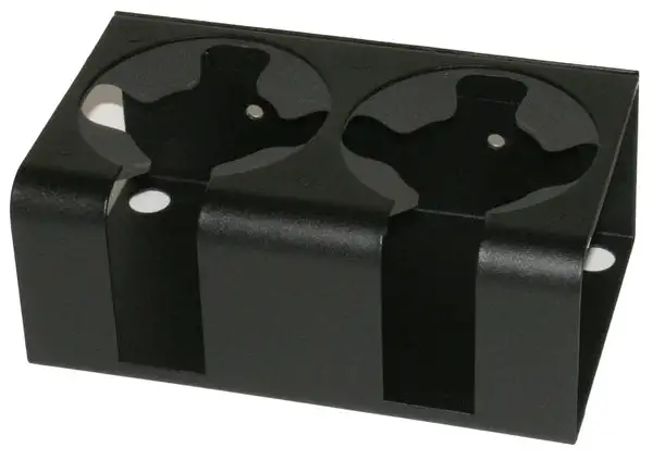 Dual Cup Holder Universal Standard Black Tuffy Security Products - Tuffy Security Products - 034-01