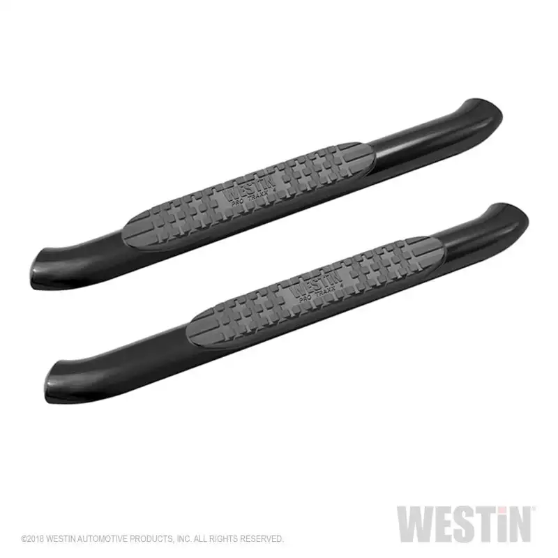 Westin 18+ Jeep Wrangler JL 2DR PRO TRAXX 4 Oval Nerf Step Bars - Textured Black