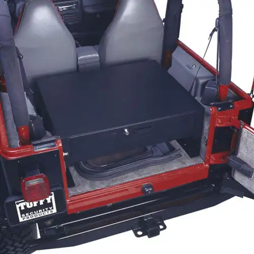 Mid-Size SUV Cargo Security Drawer Universal Black Tuffy Security Products - Tuffy Security Products - 058-01