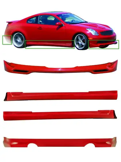 Stillen 2003-2007 Infiniti G35 Coupe 4-Piece Body Kit - 103611KTL