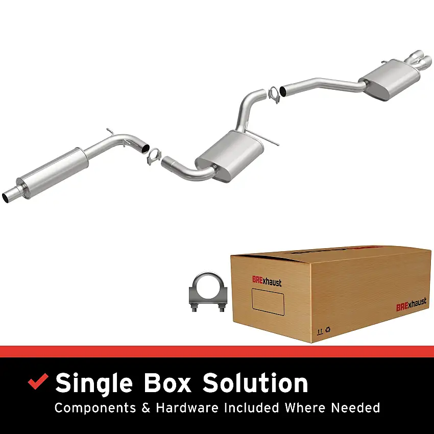 Fits 2012-2014 Volkswagen Jetta 2.5L Direct-Fit Replacement Exhaust 106-0858