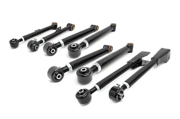 X-Flex Control Arms | Complete Set | Jeep Wrangler TJ (97-06)/Wrangler Unlimited (04-06) - Rough Country - 11470