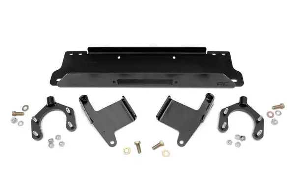 Winch Mounting Plate | Factory Bmpr | Jeep Wrangler JK/Wrangler Unlimited (07-18) - Rough Country - 1162