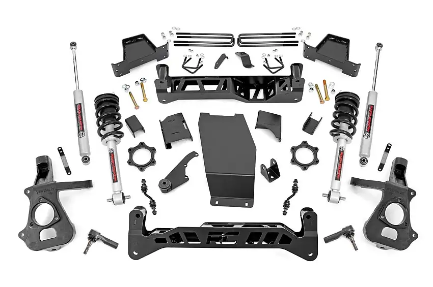 7 Inch Lift Kit - Alum Stamp Steel - FR N3 - Chevy GMC 1500