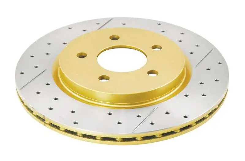 DBA 05-14 Ford Mustang GT Rear Drilled & Slotted Street Series Rotor