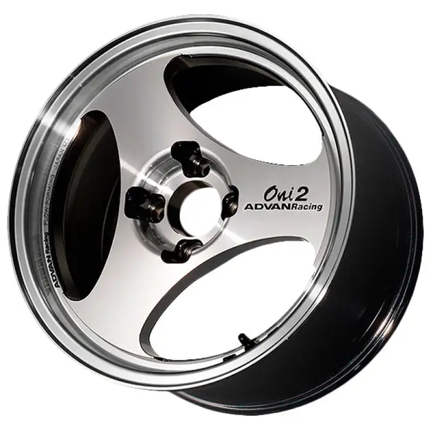 Advan ONI2 14x6.0 +38 4-100 Machining & Diamond Cut Wheel