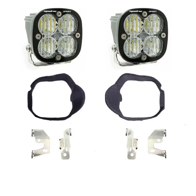 Baja Designs 14-18 Mercedes Sprinter Van Squadron Sport Fog Pocket Light Kit - Clear