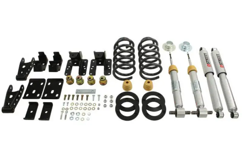 Belltech LOWERING KIT Chevy Silverado/Sierra 1in to 2in Front/4in Rear w/ Street Perf Shocks