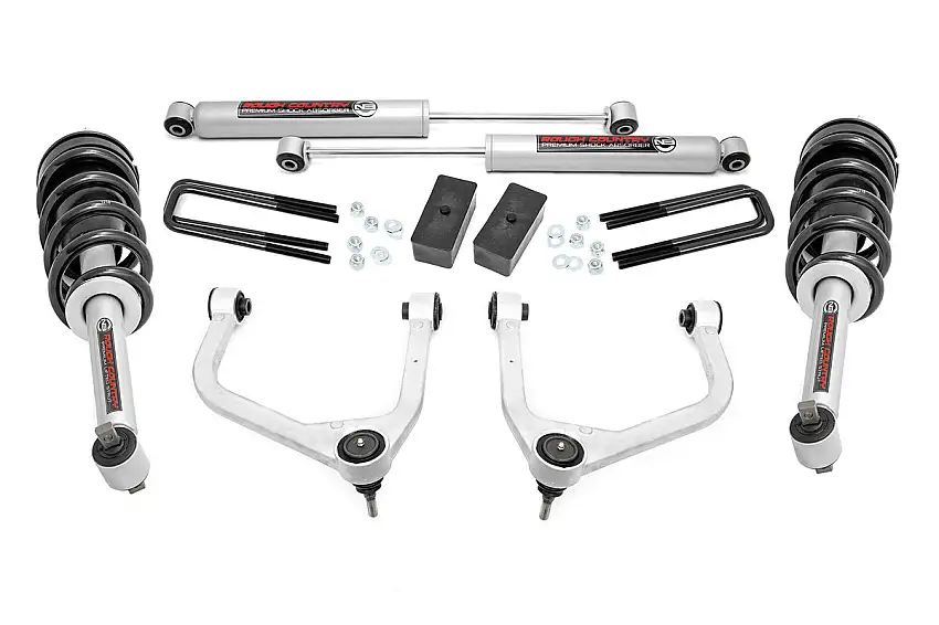 3.5 Inch Lift Kit - N3 Struts - GMC Sierra 1500 2WD 4WD (2019+)