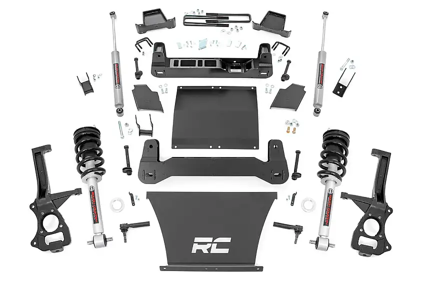 4 Inch Lift Kit - AT4 Trailboss - N3 Struts - Chevy GMC 1500 (19+)