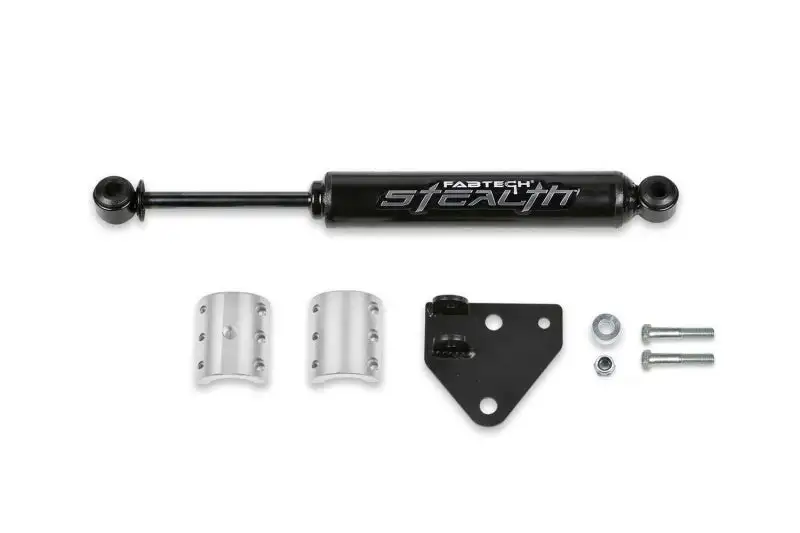 Fabtech 18+ Jeep JL 4WD Stealth Steering Stabilizer Kit (High Clearance/Non-Stock Height)