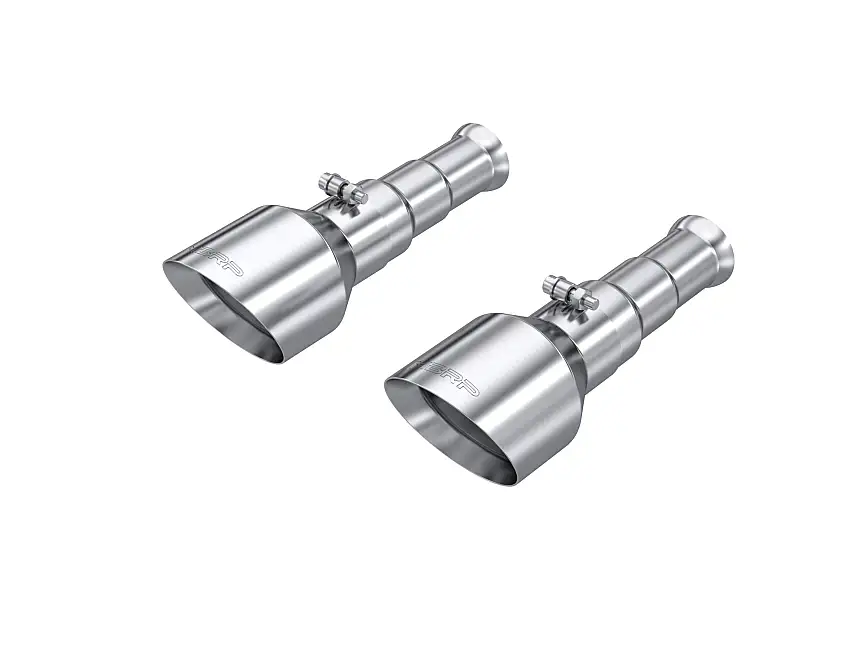 2009-2010 Dodge Ram 1500 Laramie 5" OD Dual Wall Angle Cut Exhaust Tips T5200