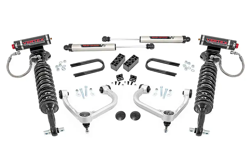 3 Inch Lift Kit - Fabbed UCA - Vertex V2 - Ford F-150 4WD (21+)