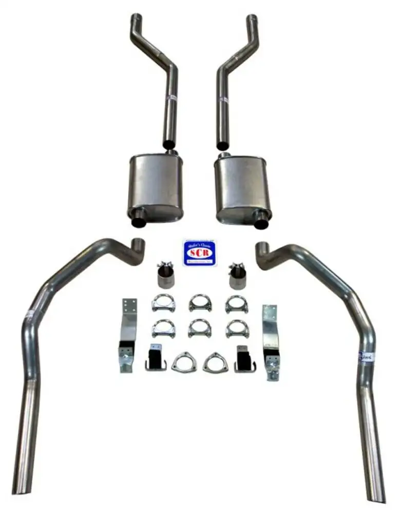 Fits 1967 - 1969 Camaro 2-1/2" Exhaust System with Small Block with Long Style Headers 23017
