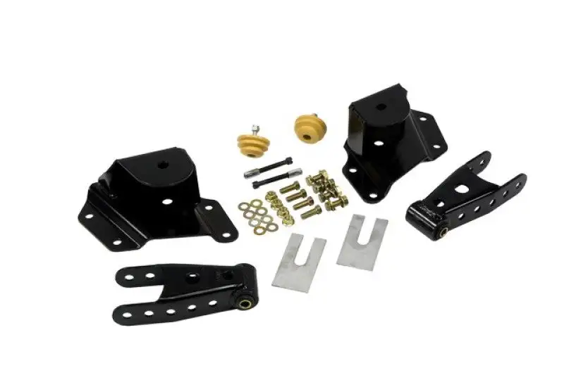 Belltech SHACKLE AND HANGER KIT GM/GMC 1500 STD CAB 4inch