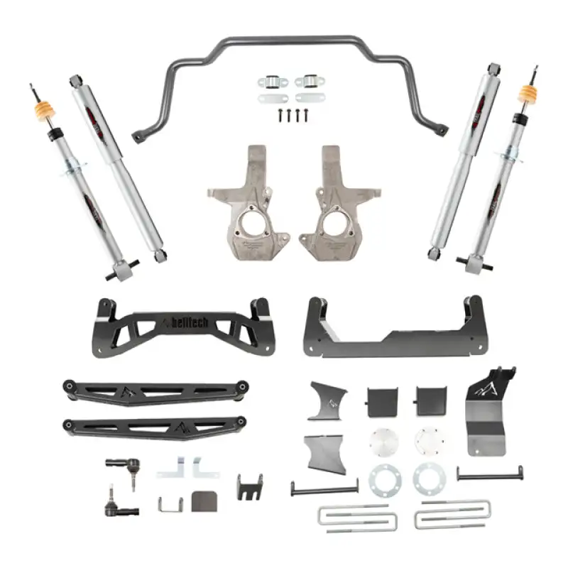 Belltech Chevrolet Silverado / GMC Sierra 1500 4WD 7in Suspension Lift Kit w/ Shocks