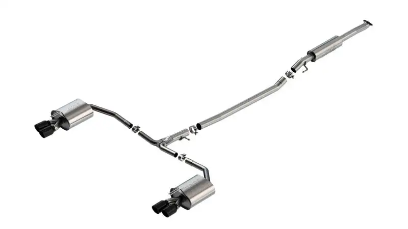 Borla 21-23 Hyundai Sonata N Line 2.5L i4 AT FWD 4DR 2.00in 2.75in S-Type Exhaust - Black Chrome