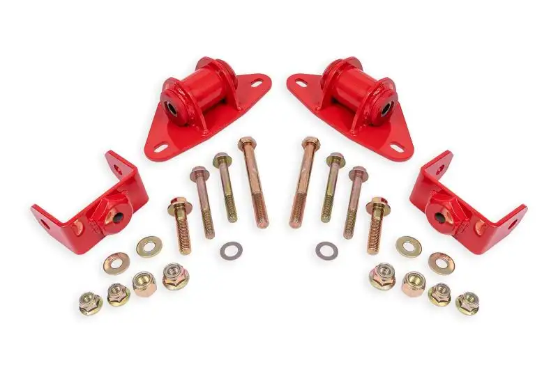 BMR Suspension 14-19 Chevrolet Corvette Motor Mount Kit - Red