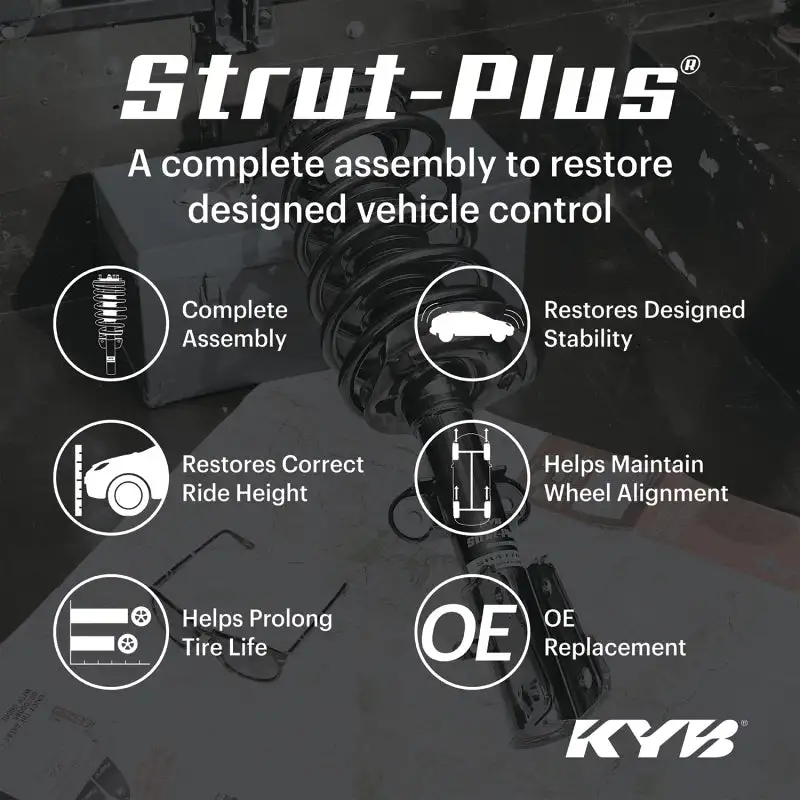 KYB Shocks & Struts Strut-Plus Front Left 12-14 Toyota Camry SE w/2.5L