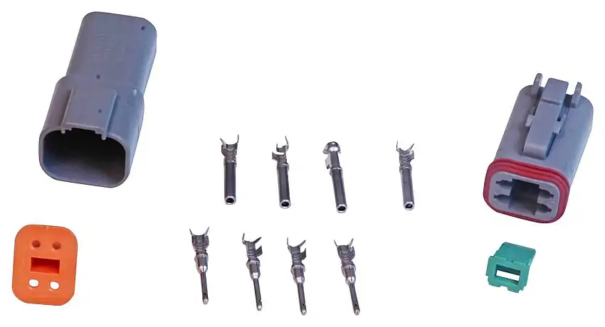 4-Pin Deutsch Connector, 16 gauge - 8181