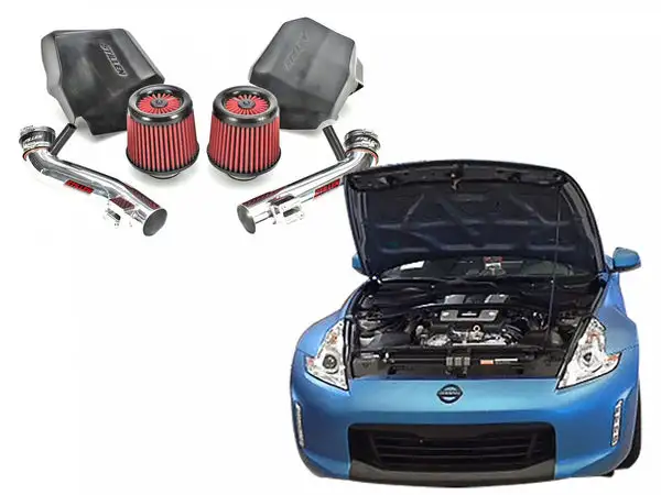 Stillen 2009-2020 Nissan 370Z Dual Long Tube Air Intake Kit (Gen 2) [Z34] - Oil Filter - 402851