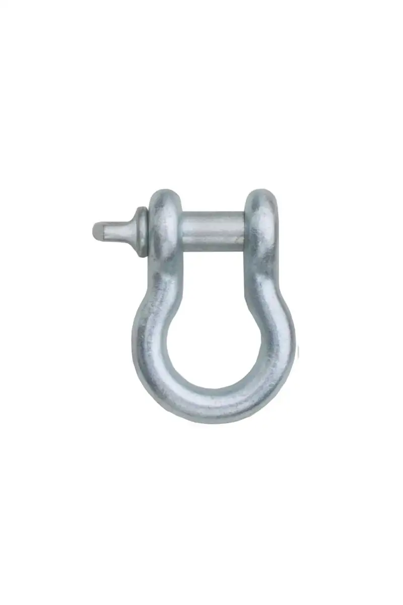 Rampage Universal Recovery D Ring 1/2in Zinc Coat - Silver
