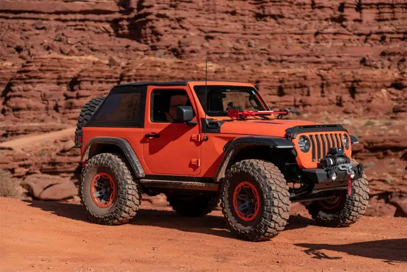 Rampage Jeep Wrangler (JL) Frameless Trail Plus Top Kit - Black