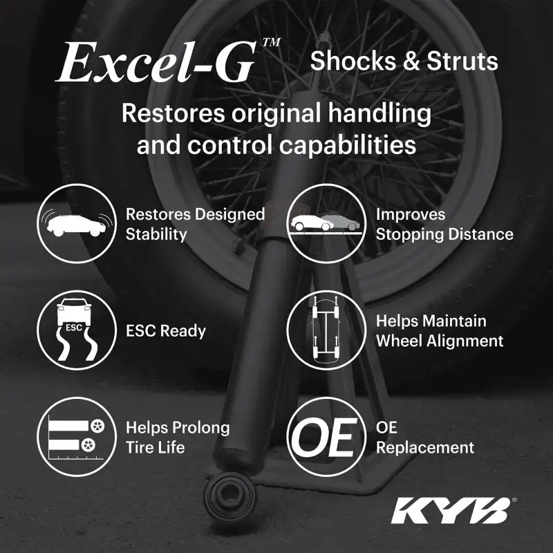 KYB Shocks & Struts Excel-G Front TOYOTA 4-Runner 2003-09 TOYOTA FJ Cruiser 2007-09 TOYOTA Tacoma (2
