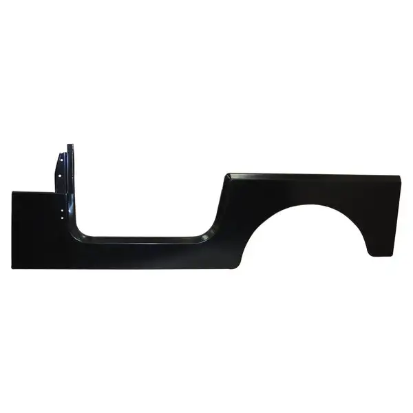 Left Side Panel, Black paintable without Jeep Logo for 76-95 CJ-7 & YJ Wrangler Crown Automotive - 4798283 - Crown Automotive Jeep Replacement