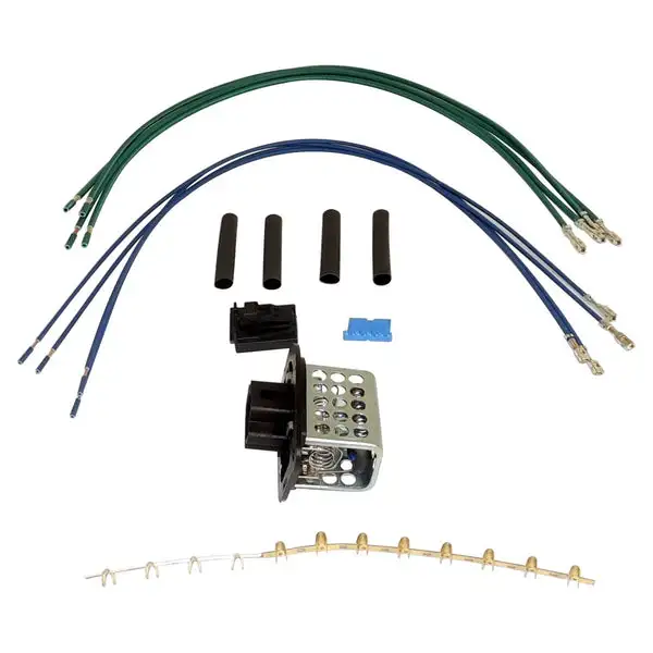 Blower Motor Resistor & Wiring Kit for Jeep 87-06 TJ Wrangler, 98-01 XJ Cherokee Crown Automotive - 4864957K - Crown Automotive Jeep Replacement