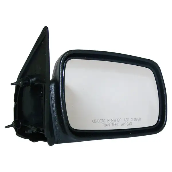 Right Manual, Manual Folding Mirror for 1993-1998 ZJ Grand Cherokee, Black Crown Automotive - 4883018 - Crown Automotive Jeep Replacement