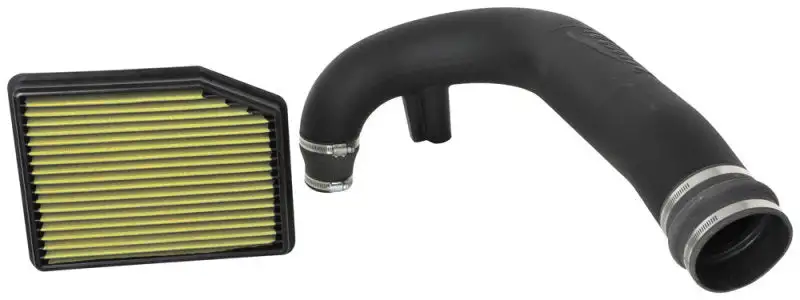 Airaid 19+ Chevrolet Silverado 1500 L4-2.7L Jr Intake Kit - Oiled / Yellow Media