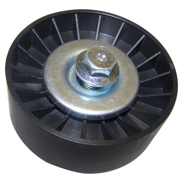 Drive Belt Idler Pulley for 98+ Jeep XJ Cherokee, ZJ Grand Cherokee w/ 2.5L Dsl. Crown Automotive - 5003567AA - Crown Automotive Jeep Replacement