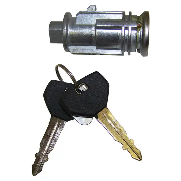 Coded Ignition Cylinder with 2 Non-Transponder Keys for Select 97-07 Jeep Models Crown Automotive - 5003843AAK - Crown Automotive Jeep Replacement