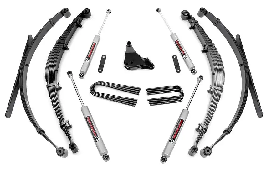 4 Inch Lift Kit - Rear Springs - Ford F-250 F-350 Super Duty