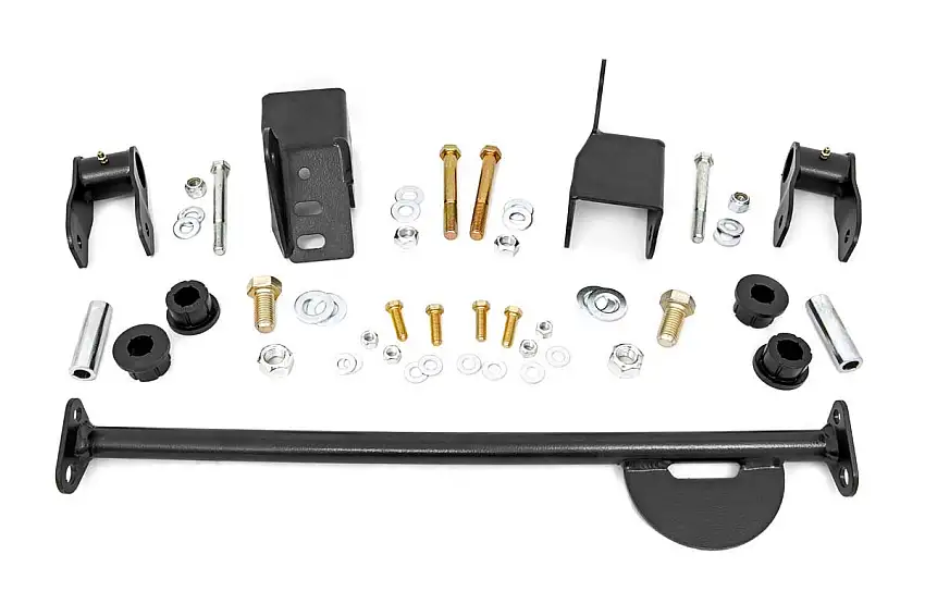 Rough Country Front Shackle Reversal Kit - Jeep CJ 7 4WD (1976-1986)