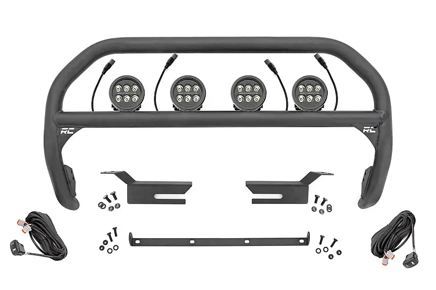 Nudge Bar - 3.5 Inch Round Led (x4) - Ford Bronco 4WD (2021-2023)