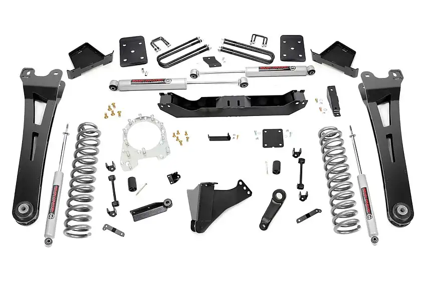 6 Inch Lift Kit - R A - OVLDS - Ford F-250 F-350 Super Duty