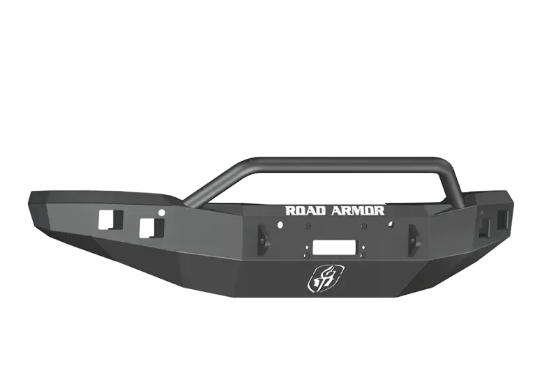 Road Armor 14-15 GMC 1500 Stealth Front Winch Bumper w/Pre-Runner Guard - Tex Blk