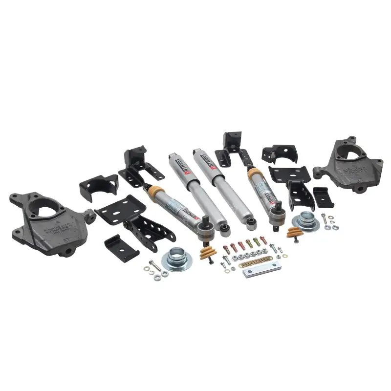Belltech LOWERING KIT Chevy Silverado/Sierra All Cab 2in F / 4in R w/ Street Perf Shocks