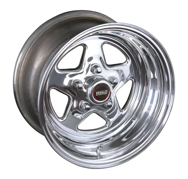 Weld ProStar 15x14 / 5x4.5 BP / 3.5in BS Polished Wheel - Non-Beadlock