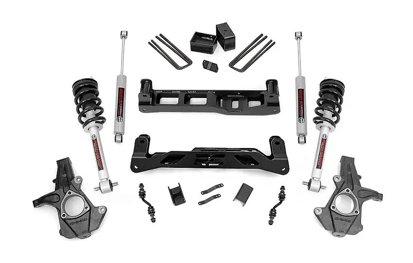 5 Inch Lift Kit - Alu Stamp Steel - N3 Struts - Chevy GMC 1500