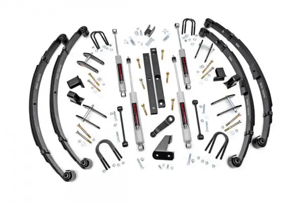 4.5 Inch Lift Kit | Power Steering | Jeep Wrangler YJ 4WD (1987-1995) - Rough Country - 618.20