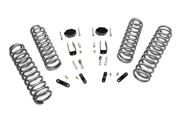 2.5 Inch Lift Kit | Coils | No Shocks | Jeep Wrangler JK 4WD (2007-2018) - Rough Country - 624