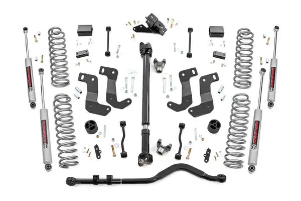 3.5 Inch Lift Kit | C/A Drop | FR D/S | Jeep Wrangler JL 4WD (2018-2023) - Rough Country - 62730