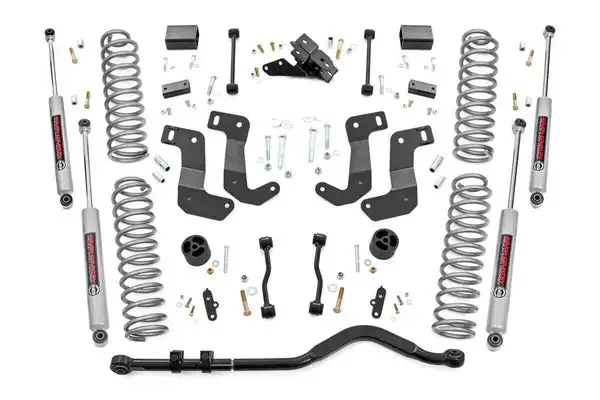 3.5 Inch Lift Kit | C/A Drop | 2-Door | Jeep Wrangler JL 4WD (2018-2023) - Rough Country - 62930