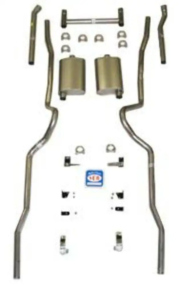 Fits 1955 - 1957 Chevrolet Full Size Exhaust System 63033