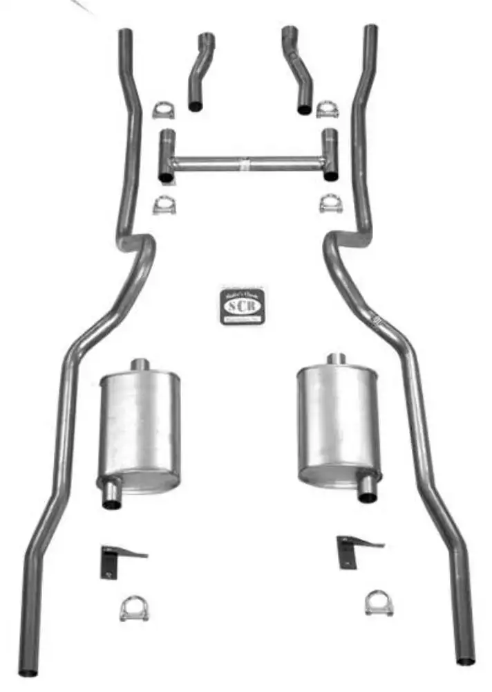 Fits 1955 - 1957 Chevrolet Full Size Exhaust System 63053