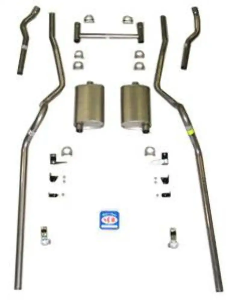 Fits 1955 - 1957 Chevrolet Full Size Exhaust System 63067
